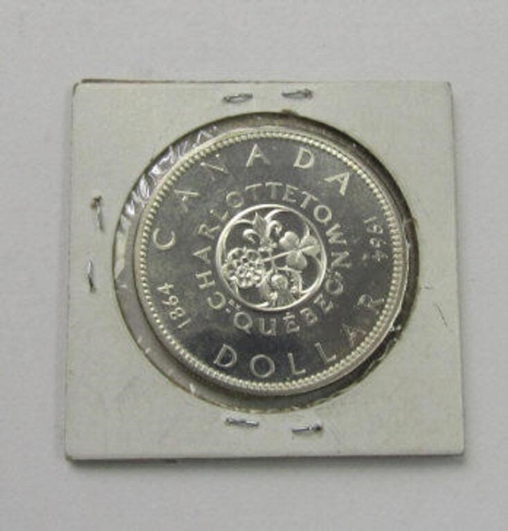 1864-1964 Canada Silver Dollar