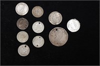 Group of 10 Coins - 3x Venezuela 25 Centimos, 50 C