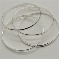 4 925 SILVER BANGLE BRACELETS