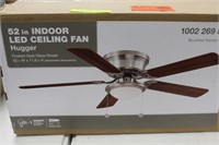 HUGGER 52" INDOOR LED CEILING FAN