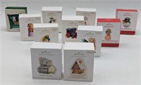 (DD) 11 Hallmark miniature ornaments including
