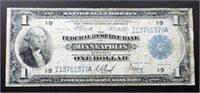 1918 $ 1 NATIONAL CURRENCY MINNEAPOLIS