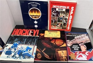 4 Sports Historical Books.