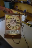 Busch Beer lighted clock