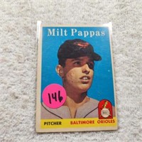 1958 Topps Rookie Milt Pappas
