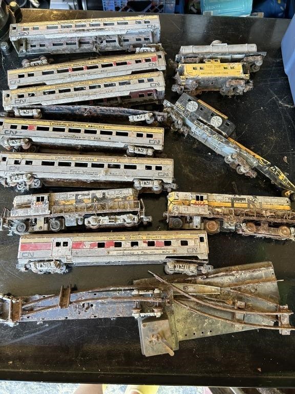 Collection of Trains with Tracks