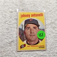 1959 Topps Johnny Antonelli