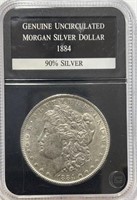 1884 Morgan Dollar UNC Silver