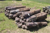 (2) Bundles of Wood Post, Approx 6Ft