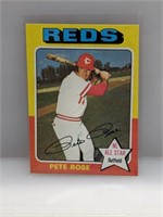 1975 Topps #320 Pete Rose All Time Hits Leader