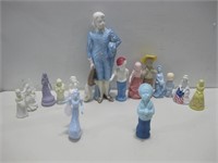 Assorted Ceramic Statues Tallest 16"