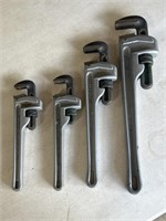 Ridgid aluminum pipe wrenches, 4