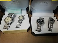 2 sets of Geneva watches