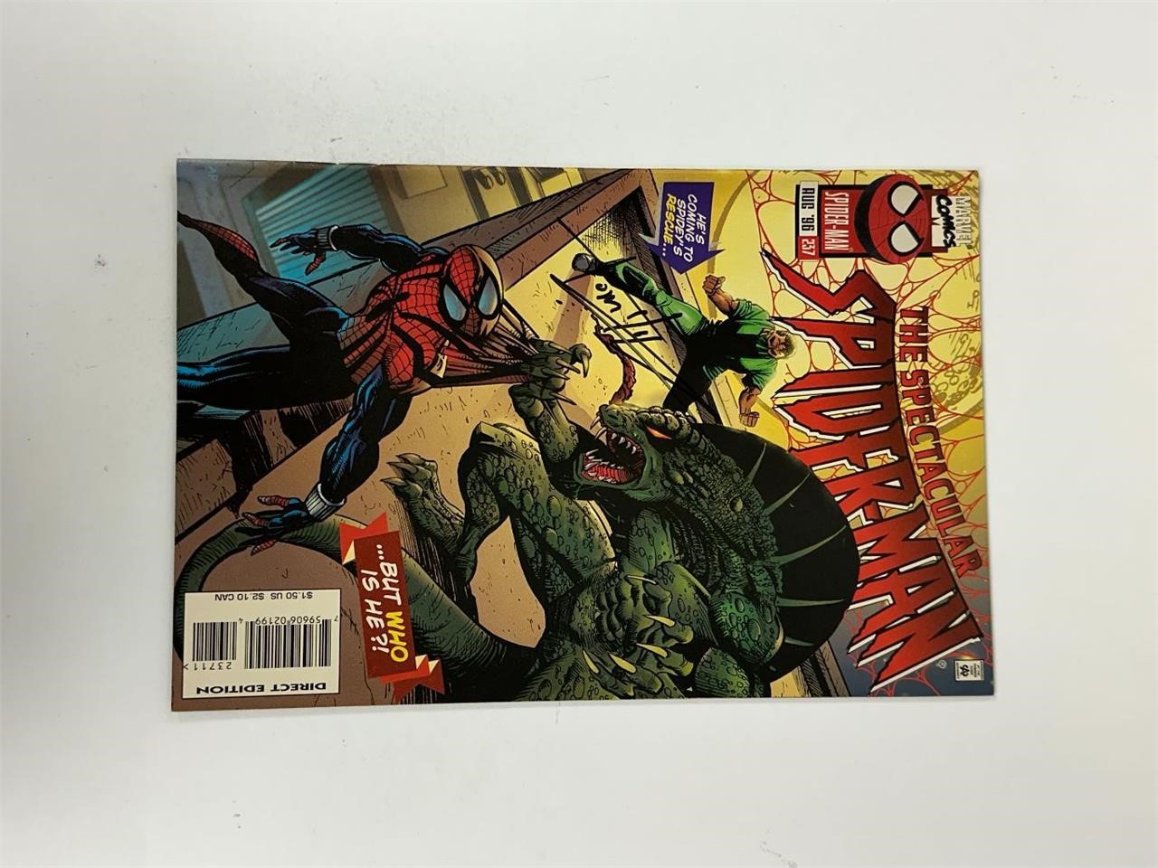 Autograph Signed COA MARVEL DC Vintage Comics V