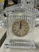 Lead crystal clock