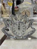 Lead crystal Misika clock