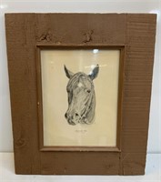 Framed Spectacular Bid Print by Jack Tunell