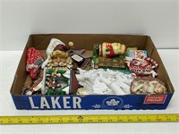 assorted vintage Christmas items