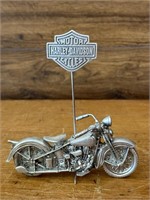 Collectible resin Harley Davidson
