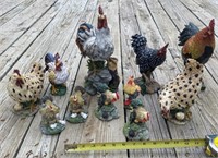 Lot of Hens & Roosters