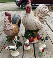 Lot of Hens & Roosters