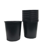 Lot of 24-4.02 Gal. Plastic Nursery Pots