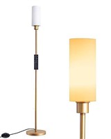 EDISHINE LED Corner Floor Lamp with Fabric Lampsha
