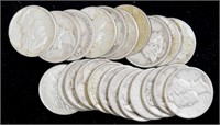 25 Silver Mercury Dimes