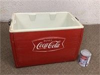 Glacière vintage Coca Cola (sans couvercle)