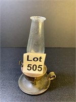 Antique Oil Lamp Mini Brass