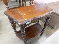 MAHOGANY WALL TABLE