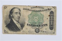 Fractional Currency Civil War 50 Cent Note