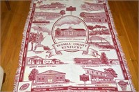 Russell County Kentucky Throw Blanket - does have