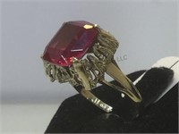 14 k gold & Ruby ring, size 8