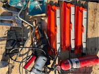 Misc. tools locks and reflectors