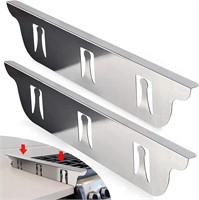 Stainless Steel Stove Gap Covers (2 pcs)