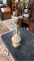 Hand Painted Porcelain Lamp
