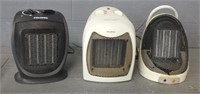 (3) Desk Heaters