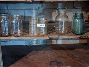 (9) Assorted Jars
