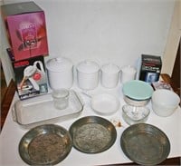 Canister Set, Can Opener, Thermos Coffee Bulter,