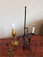 2 Table top lamps