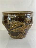 Large Asian Pottery Urn