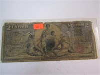 1800's $2 SILVER CERTIFICATE