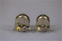 Lot of 2 Vintage Fishing Reels, V.L & A, Estimate