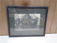 Antique B&W Military? Framed Photography