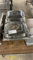 2 CHAFING DISHES