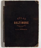 C. M. HOPKINS ATLAS BALTIMORE and BALTIMORE COUNTY