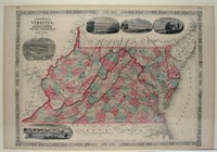 (2) 19TH CENTURY MAPS OF MARYLAND, VIRGINIA, ETC.