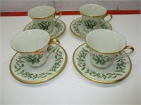 LENOX Cup and Saucers/MINT CONDITION