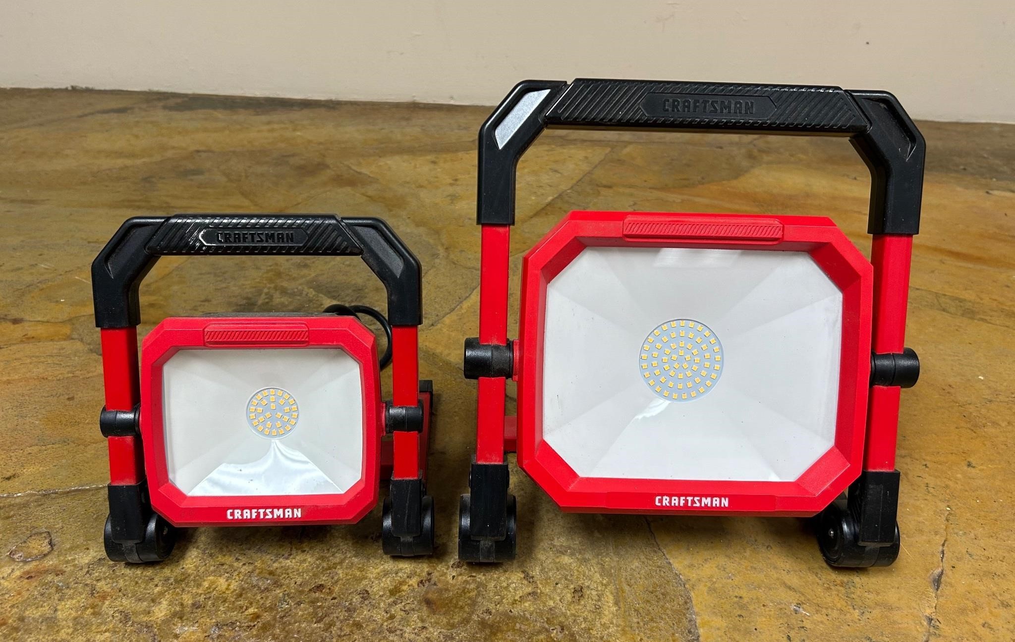 2 Craftsman LED Utility Shop Lights